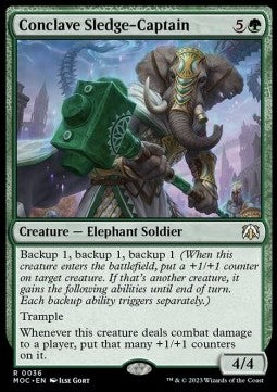 Conclave Sledge-Captain MOC-36 Rare Excellent Englisch