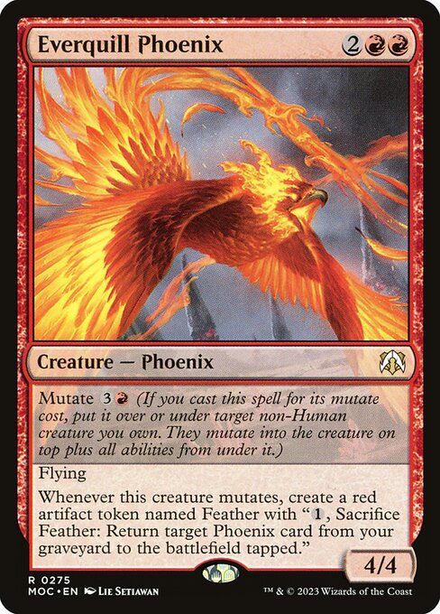 Everquill Phoenix MOC-275 Rare Near Mint Englisch