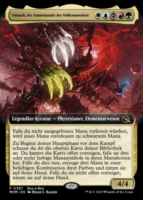 Omnath, der Sammelpunkt der Vollkommenheit BABP-387 Rare Excellent Deutsch Foil