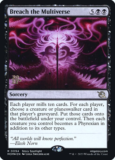 Bresche im Multiversum (V.1) PMOM-94 Rare Excellent Englisch Foil