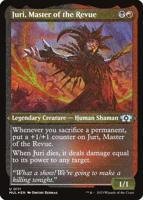 Juri, Master of the Revue MUL-111 Uncommon Near Mint Englisch Foil
