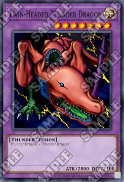 Twin-Headed Thunder Dragon MRD-25TH-120 Super Rare Excellent Englisch