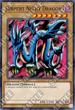 Schlangen-Nachtdrache SRL-25TH-103 Secret Rare Near Mint Deutsch