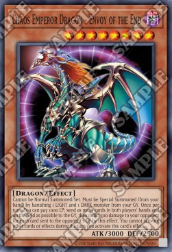 Chaos-Imperatordrache - Gesandter des Endes IOC-25TH-000 Secret Rare Near Mint Deutsch