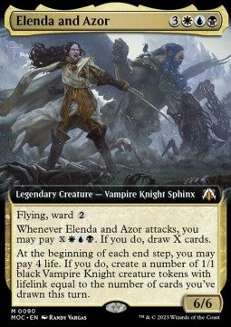 Elenda and Azor XMOC-90 Mythic Near Mint Englisch Foil