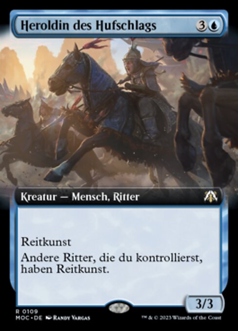 Heroldin des Hufschlags XMOC-109 Rare Excellent Deutsch