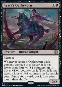 Ayara's Oathsworn MAT-11 Rare Excellent Englisch Foil