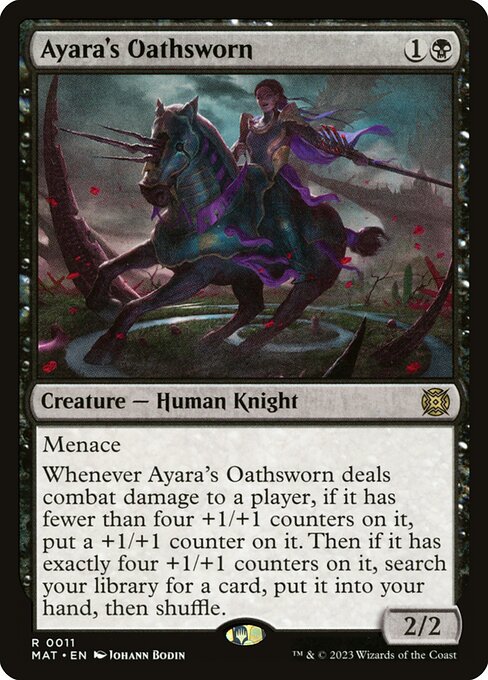 Ayara's Oathsworn MAT-11 Rare Excellent Englisch Foil