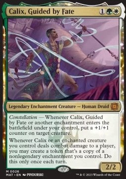 Calix, Guided by Fate MAT-26 Mythic Near Mint Englisch