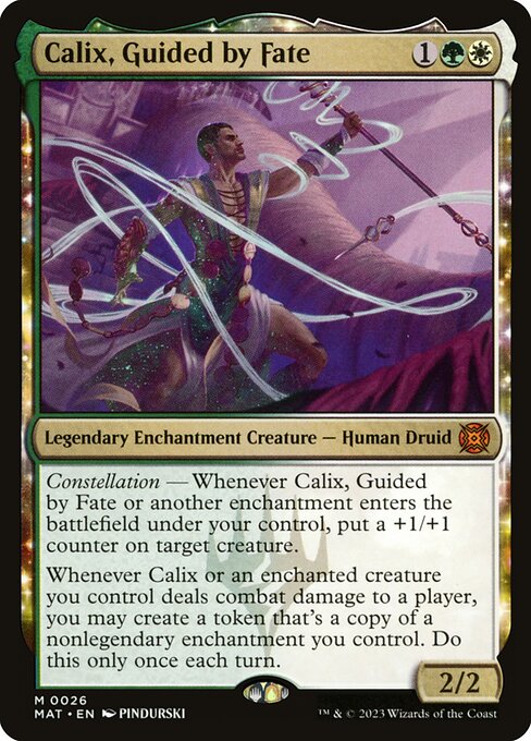 Calix, Guided by Fate MAT-26 Mythic Excellent Englisch