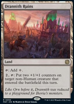 Drannith Ruins MAT-50 Rare Near Mint Englisch Foil