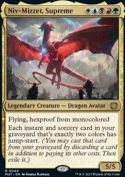 Niv-Mizzet, Supreme MAT-40 Rare Near Mint Englisch