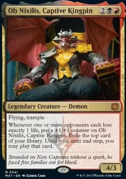 Ob Nixilis, Captive Kingpin MAT-41 Mythic Near Mint Deutsch