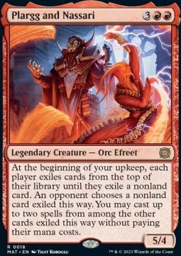 Plargg and Nassari MAT-18 Rare Excellent Deutsch Foil