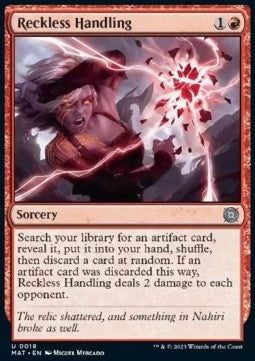 Reckless Handling MAT-19 Uncommon Excellent Englisch