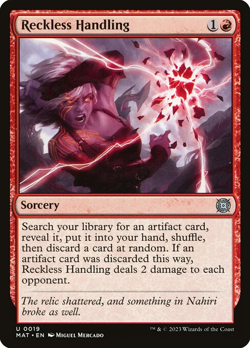 Reckless Handling MAT-19 Uncommon Excellent Englisch