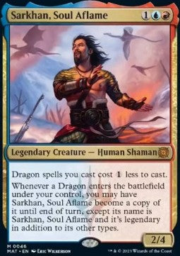 Sarkhan, Soul Aflame MAT-46 Mythic Near Mint Englisch Foil