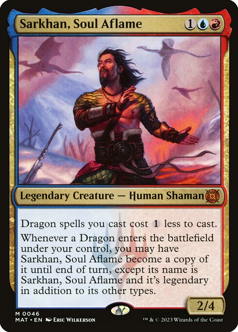 Sarkhan, Soul Aflame MAT-46 Mythic Near Mint Englisch Foil