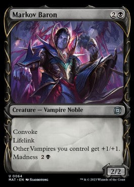 Markov-Baron (V.1) XMAT-64 Uncommon Excellent Englisch Foil