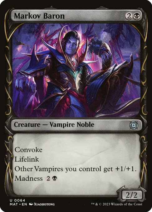 Markov-Baron (V.1) XMAT-64 Uncommon Excellent Englisch Foil