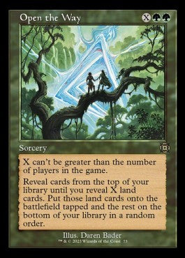 Open the Way (V.1) XMAT-73 Rare Good Englisch Foil