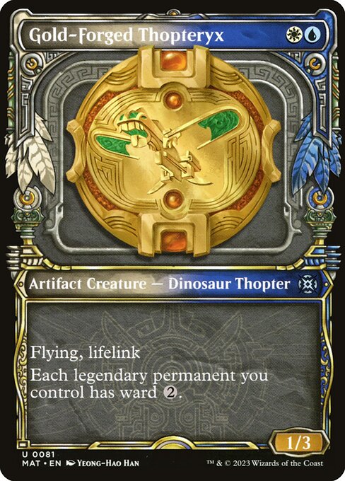 Gold-Forged Thopteryx (V.1) XMAT-81 Uncommon Near Mint Englisch