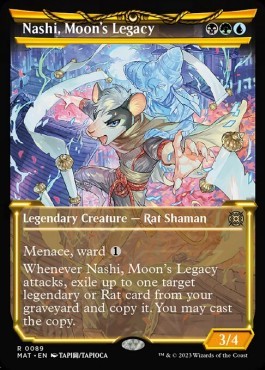 Nashi, Moon's Legacy (V.1) XMAT-89 Rare Excellent Englisch Foil
