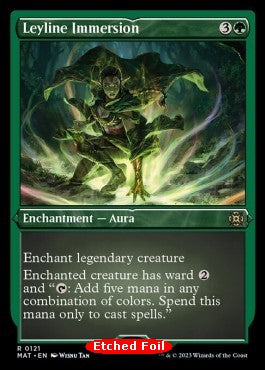 Leyline Immersion (V.2) XMAT-121 Rare Good Englisch Foil