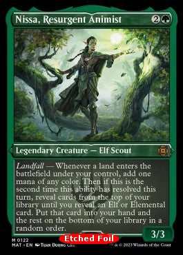 Nissa, Resurgent Animist XMAT-122 Mythic Near Mint Englisch Foil