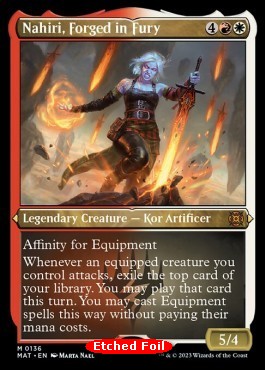 Nahiri, Forged in Fury (V.2) XMAT-136 Mythic Excellent Englisch Foil