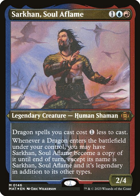 Sarkhan, Soul Aflame XMAT-146 Mythic Excellent Englisch Foil