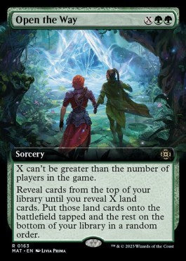 Open the Way (V.3) XMAT-163 Rare Good Englisch Foil