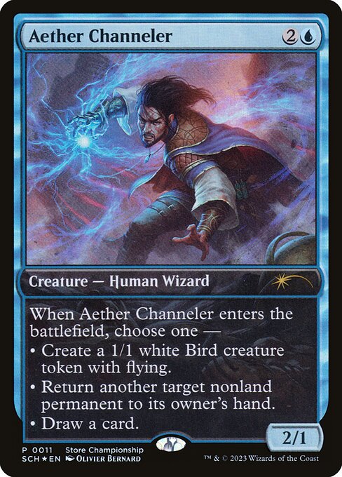 Aether Channeler SCH-11 Rare Near Mint Englisch Foil