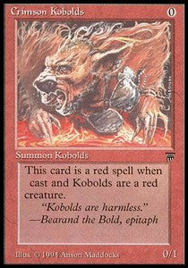 Crimson Kobolds LEG- Common Played Englisch