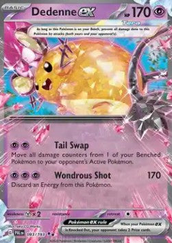 Dedenne ex PAL-093 Double Rare Good Deutsch