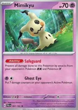 Mimikyu PAL-097 Rare Excellent Englisch