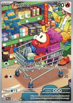 Fuecoco PAL-201 Illustration Rare Near Mint Englisch