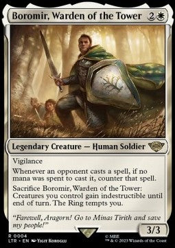 Boromir, Wächter des Turms LTR-4 Rare Near Mint Englisch Foil
