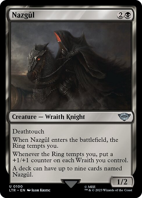 Nazgûl LTR-100 Uncommon Near Mint Englisch