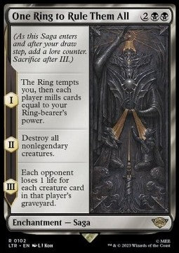 One Ring to Rule Them All LTR-102 Rare Near Mint Englisch Foil