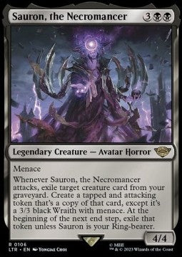Sauron, the Necromancer LTR-106 Rare Near Mint Englisch Foil