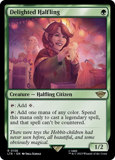 Delighted Halfling LTR-158 Rare Excellent Englisch