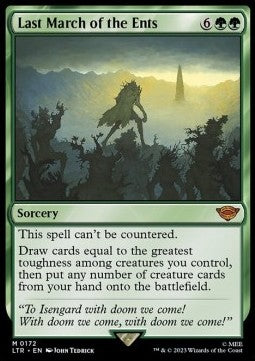Last March of the Ents LTR-172 Mythic Near Mint Englisch Foil