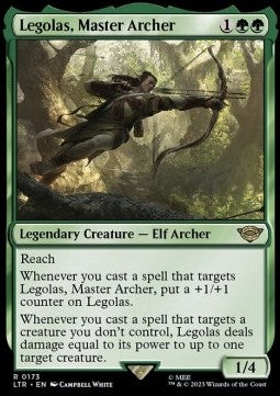 Legolas, Meister des Bogens LTR-173 Rare Excellent Englisch Foil