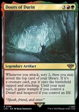 Doors of Durin LTR-199 Rare Near Mint Englisch Foil