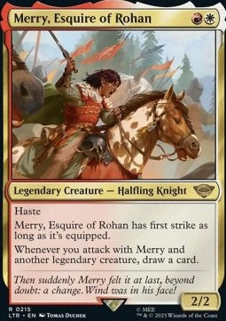 Merry, Esquire of Rohan LTR-215 Rare Near Mint Englisch