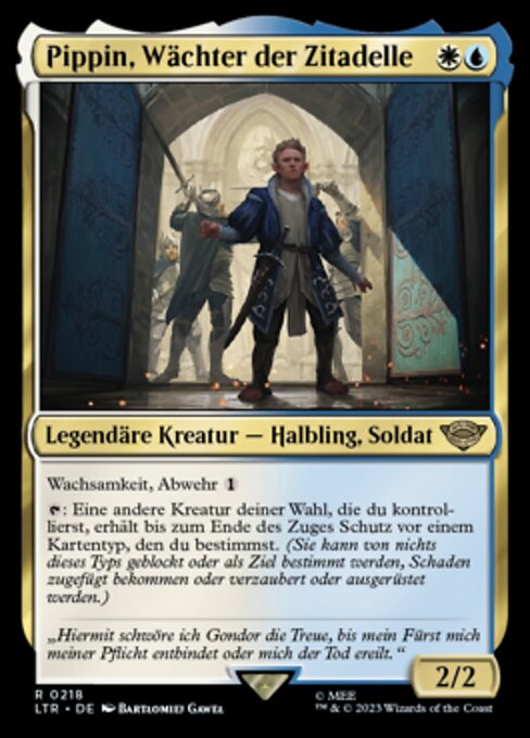 Pippin, Wächter der Zitadelle LTR-218 Excellent Deutsch Foil