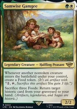 Samwise Gamgee LTR-222 Rare Near Mint Englisch