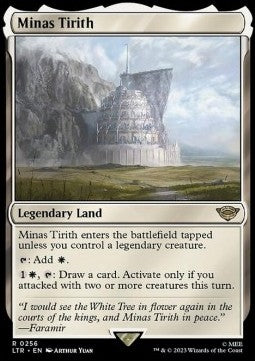 Minas Tirith LTR-256 Rare Light Played Englisch