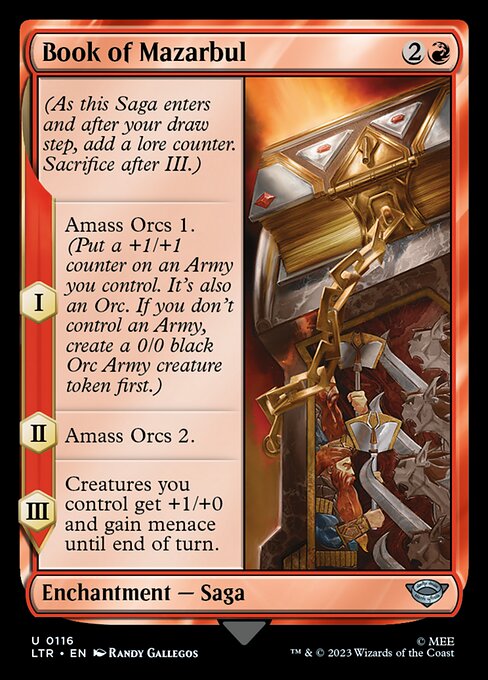 Book of Mazarbul LTR-116 Uncommon Good Englisch Foil